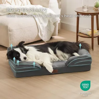 Bedsure Orthopedic Bolster Dog Bed image 2