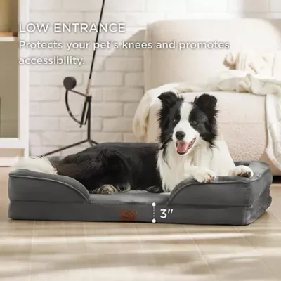 Bedsure Orthopedic Bolster Dog Bed image 3