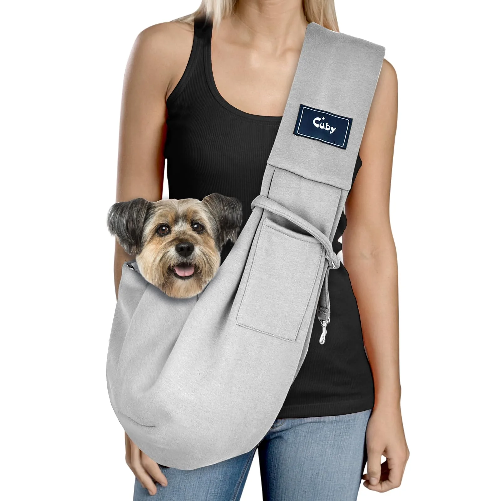 CUBY Hands-Free Pet Sling Carrier image 3