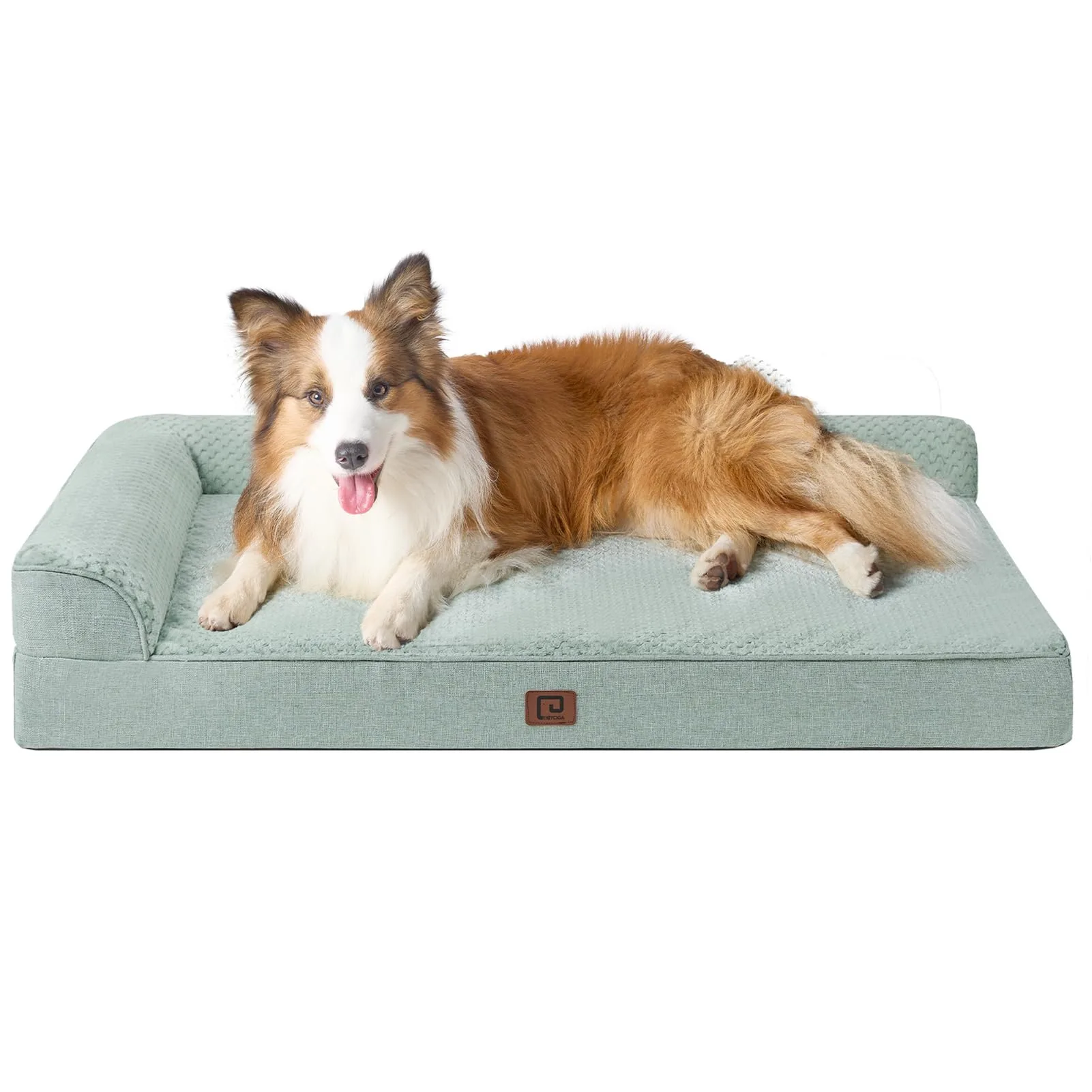 EHEYCIGA Orthopedic Egg-Crate Dog Bed