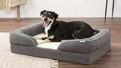 Frisco Plush Orthopedic Front Bolster Dog Bed image 3