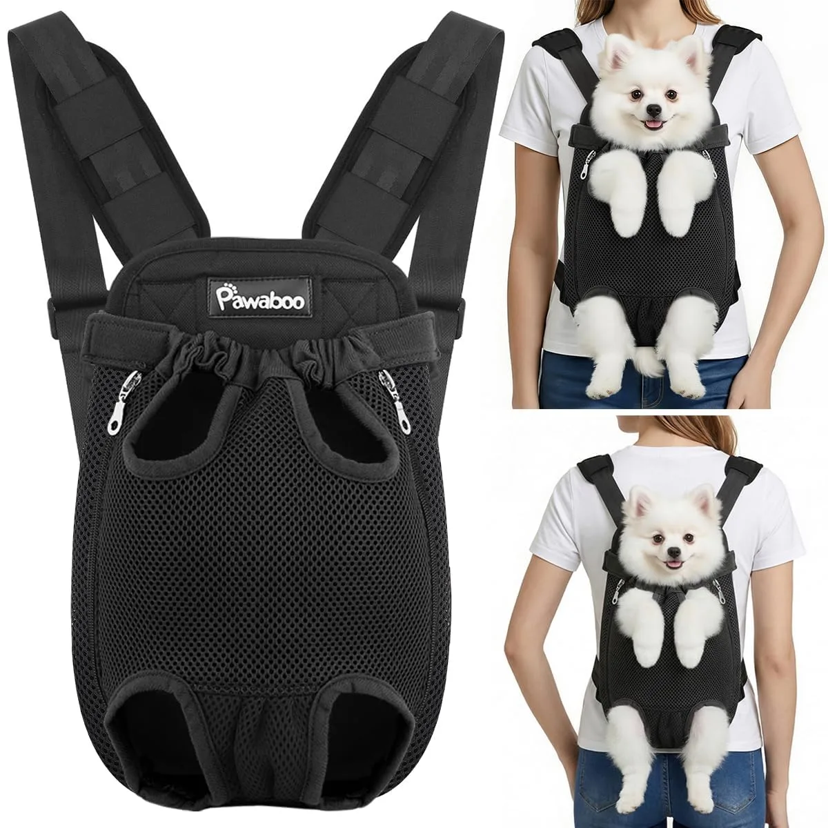Pawaboo Legs-Out Front Pet Carrier image 3