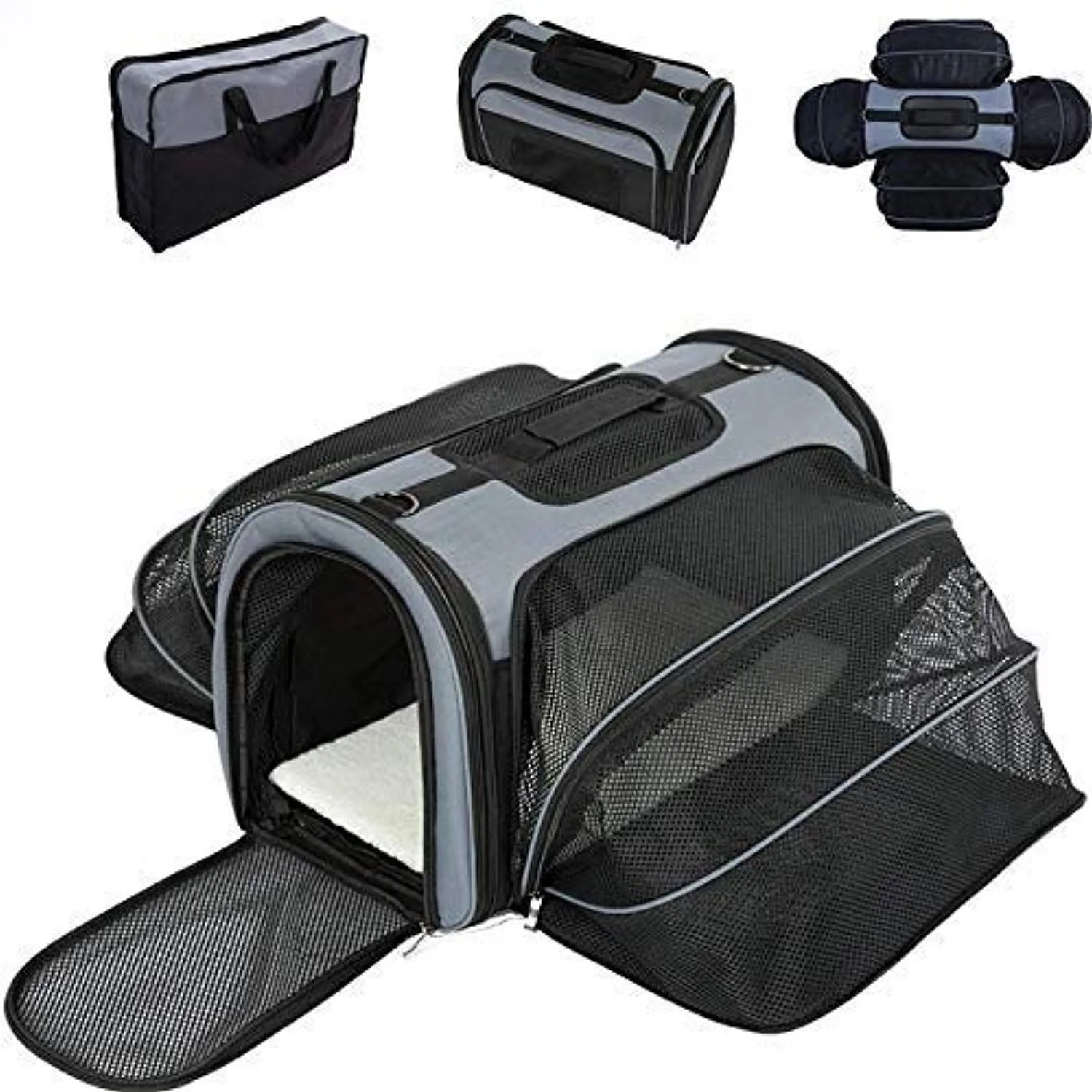 Smiling Paws Pets Airline Approved Carrier